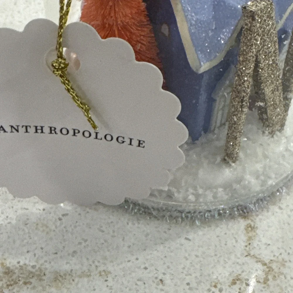 Anthropologie snowglobe scene